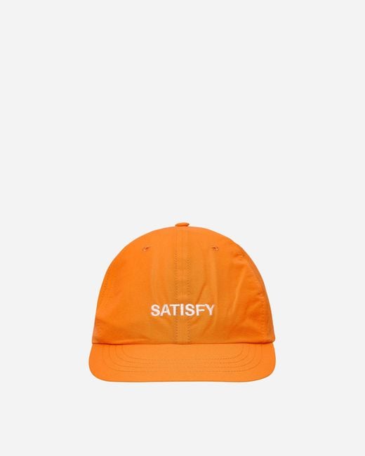 Satisfy Orange Peaceshell Running Cap for men