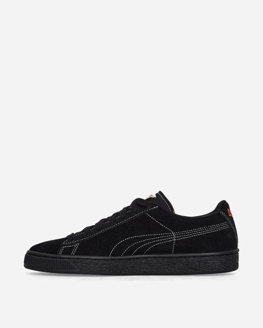 PUMA Black Butter Goods Suede Classic Sneakers / Red