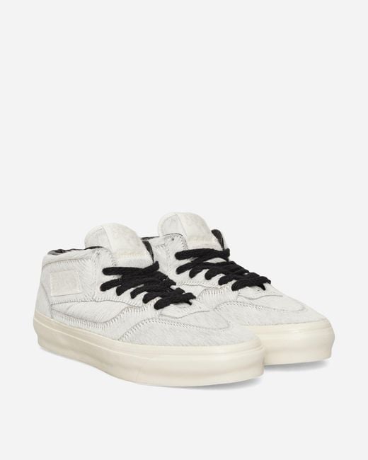 Vans Natural Life Is Unfair Half Cab 33 Lx Pony Hair Sneakers Marshmallow / Black for men