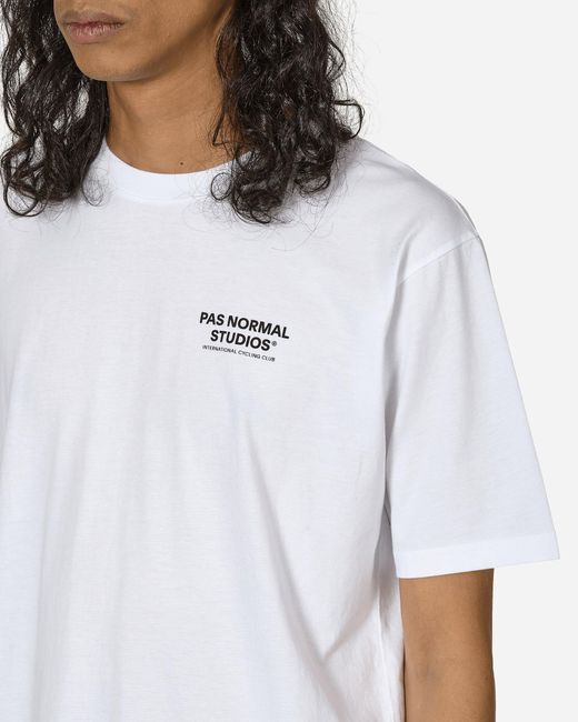 Pas Normal Studios White Off-Race Pns T-Shirt for men