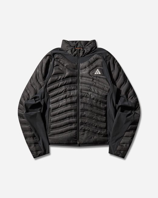 Nike Women S Acg Lava Loft Therma-fit Trail Running Jacket Black