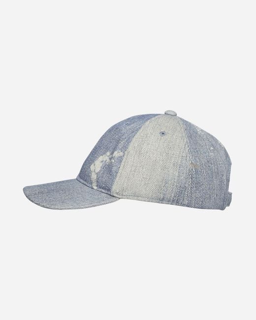 Our Legacy Blue Ballcap Digital Denim Print for men