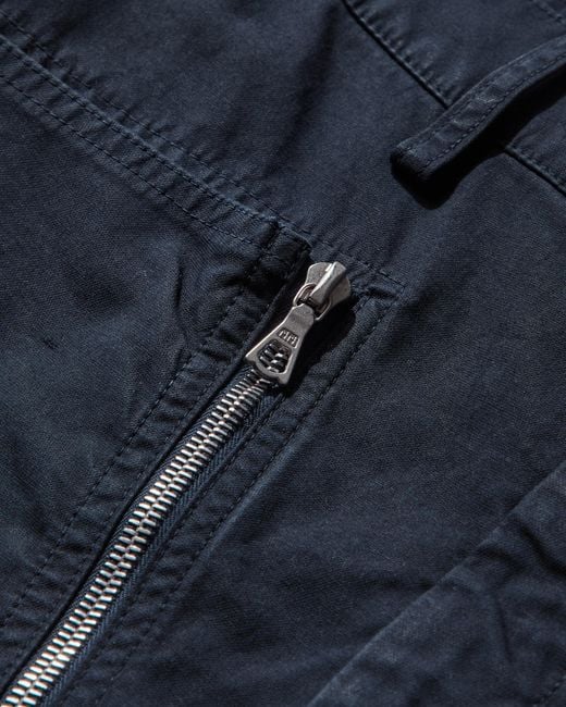 Dries Van Noten Blue Men S Overdyed Zip Pants Navy for men