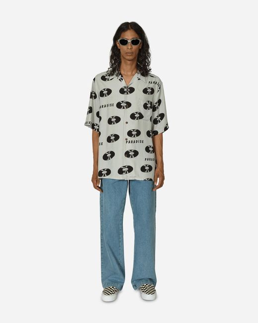 Wacko Maria Hawaiian Shirt (Type-4) in Gray for Men | Lyst