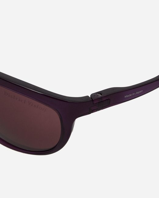 District Vision Purple Takeyoshi Altitude Master Sunglasses Nightshade / D+ Rose for men