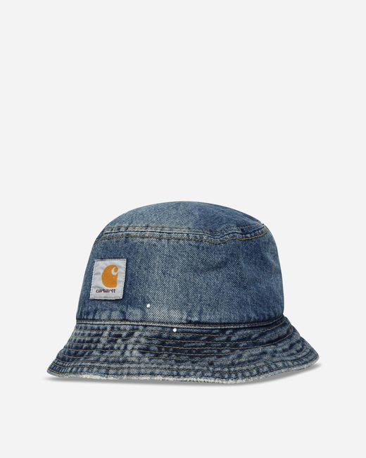 Carhartt Blue Belmar Bucket Hat (Destroy Wash) for men