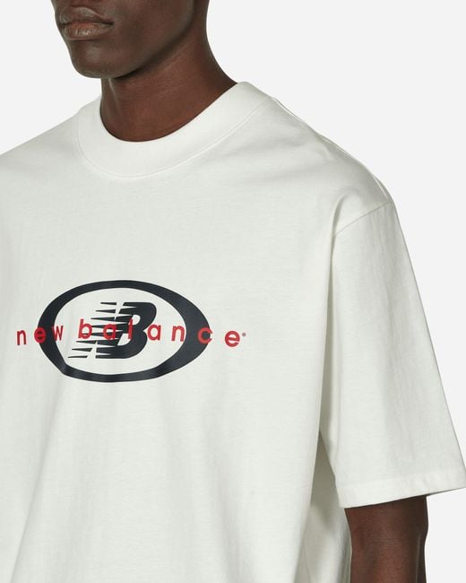 New Balance White Archive Oversized T-shirt Sea Salt for men