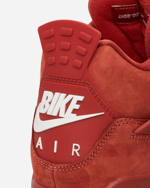 Nike Red Nigel Sylvester Air Jordan 4 Sneakers Brick By Brick for men