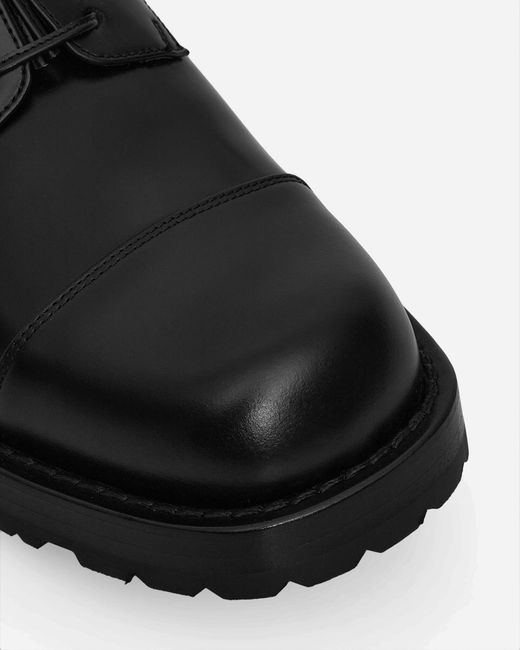 Random Identities Black Kicker Shoes for men