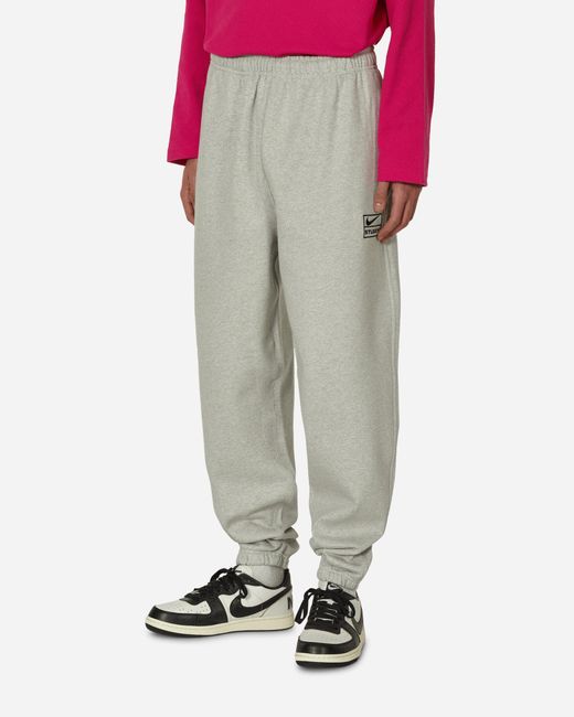 Nike Multicolor Stüssy Fleece Pants Grey Heather for men