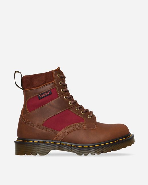 Dr. Martens 1460 Padded Panel Lace Up Boots in Brown for Men | Lyst