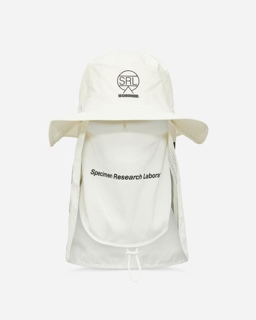 Neighborhood Srl Sunguard Hat in White for Men | Lyst Australia