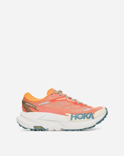 Hoka One One White Women S Mafate X Sneakers Feldspar / Mountain Fog