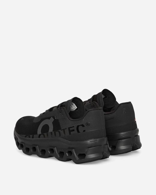 On Shoes Black Cloudmster Sneakers for men