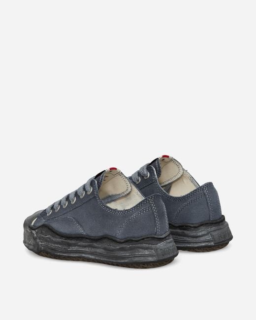 Maison Mihara Yasuhiro Blue Hank Og Sole Over-dyed Canvas Low Sneakers for men