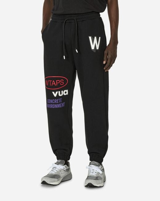 (w)taps Black Academy Sweatpants for men