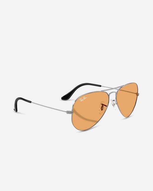 Ray-Ban Metallic Aviator Sunglasses Polished Photocromic for men