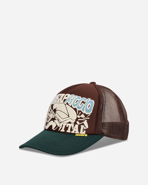 Kapital Green Life Kapriccio Track Cap for men