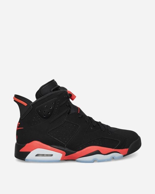 Nike Air Jordan 6 Retro Infrared Salesman Sneakers Black / Light Crimson for men