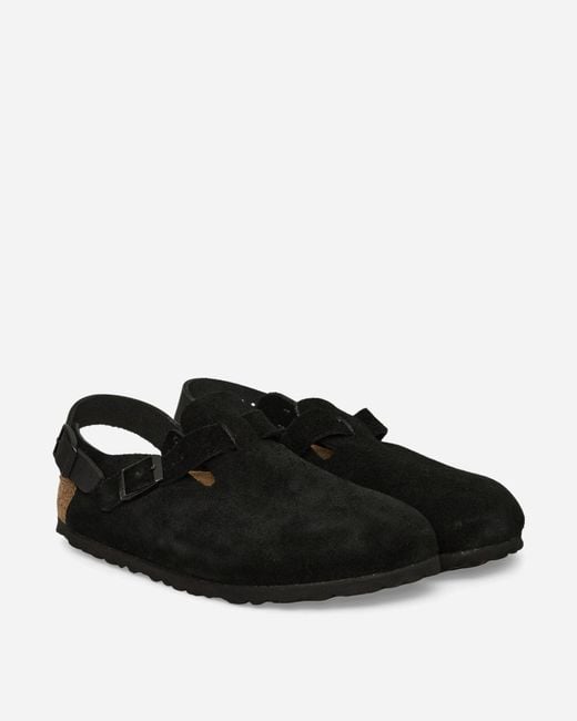 Birkenstock Black Tokio Suede Sandals for men