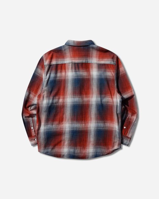 Vans Red Plaid Longsleeve Shirt Racing for men
