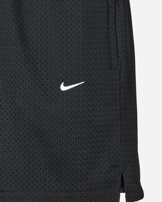 Nike Black Solo Swoosh Mesh Shorts for men