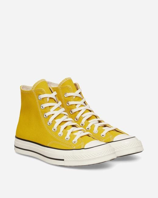 Converse Yellow Chuck 70 Vintage Canvas Sneakers Bright Outlook for men
