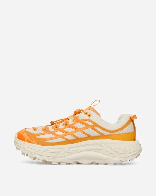 Hoka One One Orange Mafate Three2 Sneakers Sun Coral / Alabaster for men