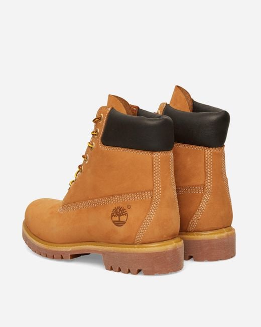 Timberland Brown Premium 6 Inch Boots Wheat for men