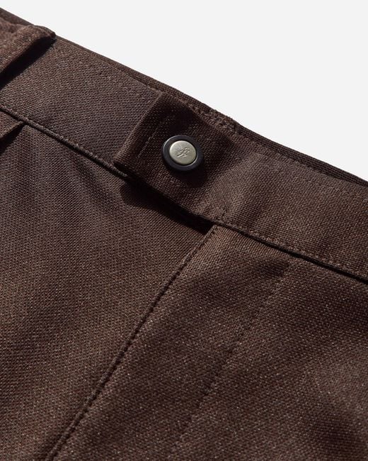 Asics Brown Novalis Styrax Track Pants Mole for men