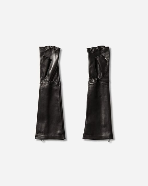 Our Legacy White Zipped Dining Gloves