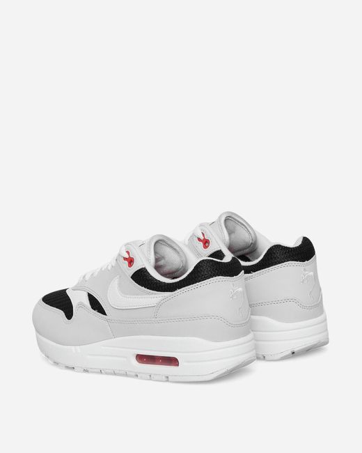 Men's air max 1 top anniversary white/dark obsidian suede