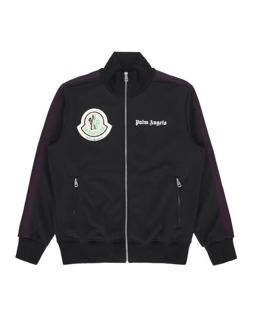 Moncler Genius 8 Moncler Palm Angels Black Track Jacket for men