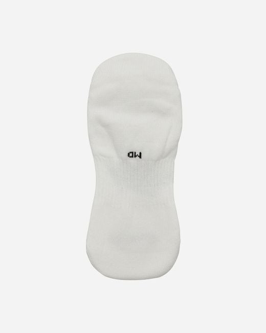 Nike White Everyday Plus Cushioned Footie Socks for men