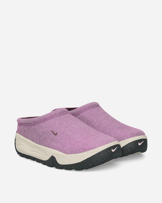 Nike Purple Acg Rufus Mules Bold Berry / Pink Foam for men