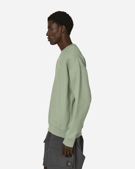 Nike Green Solo Swoosh Crewneck Sweatshirt Jade Horizon for men