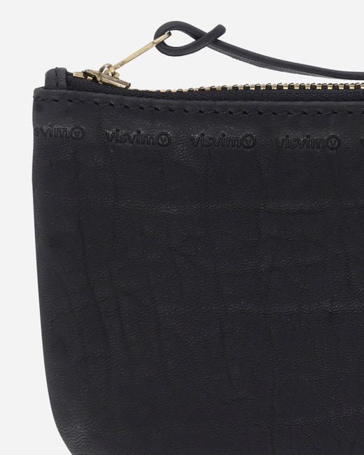 Visvim Black Leather Wallet for men