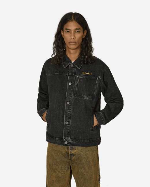Undercover Twin Peaks Denim Jacket in Black for Men | Lyst