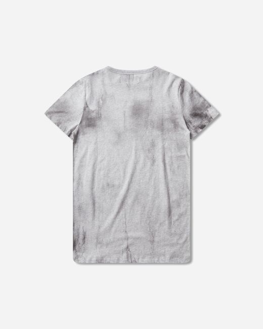 Racer Worldwide Gray Slim Oil Print T-Shirt for men
