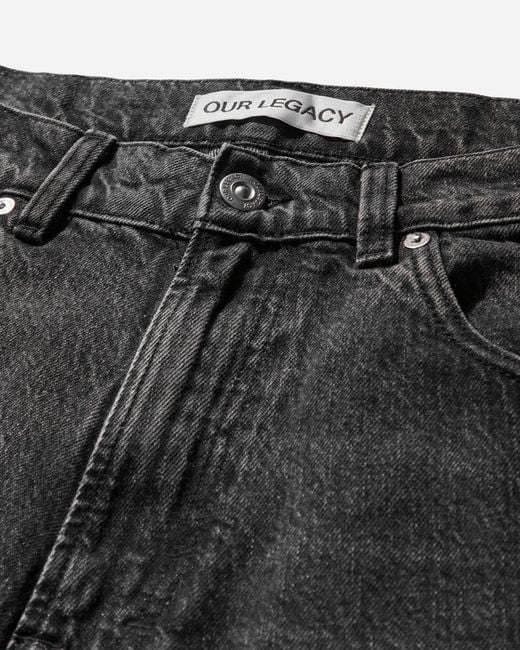 Our Legacy S Third Cut Jeans Supergrey Wash in Grey for Men | Lyst UK