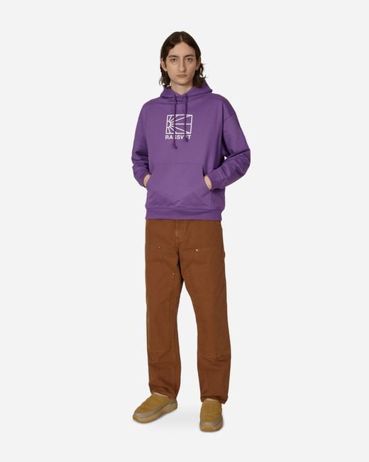 Rassvet (PACCBET) Purple Logo Hooded Sweatshirt for men
