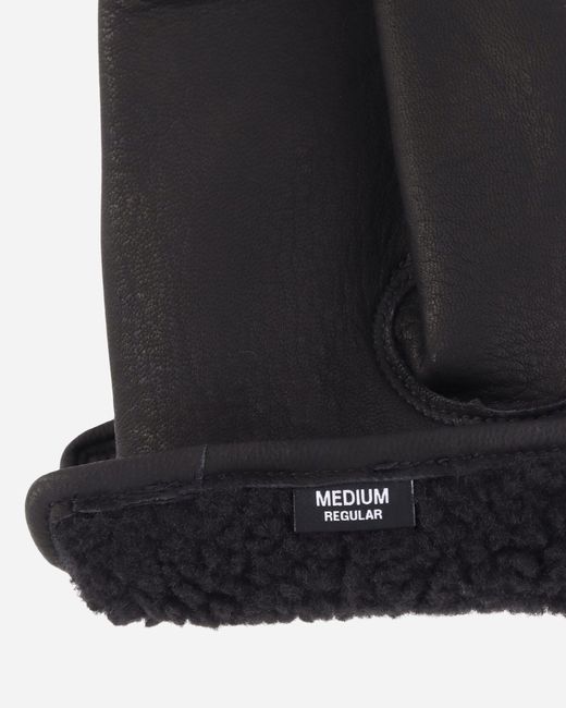 新品neighborhood LEATHER BOA GLOVES NEIGHBORHOOD Leather Boa Gloves Black | REVERSIBLE