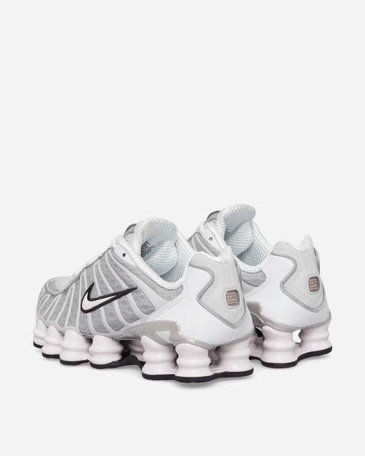 Nike White Women S Shox Tl Sneakers Neutral / Pearl Pink
