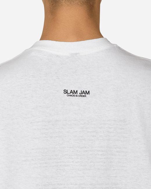 SLAM JAM White Deemo Pagherete Caro Pagherete Tutto T-shirt for men