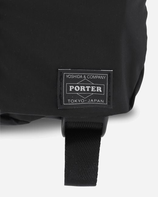 Porter-Yoshida and Co Black Flex 2way Tote Bag for men