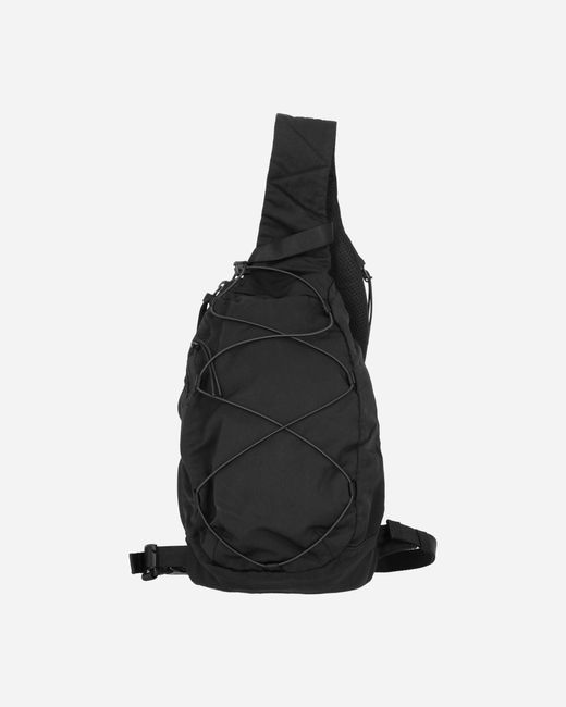 C P Company White Nylon B Crossbody Rucksack for men