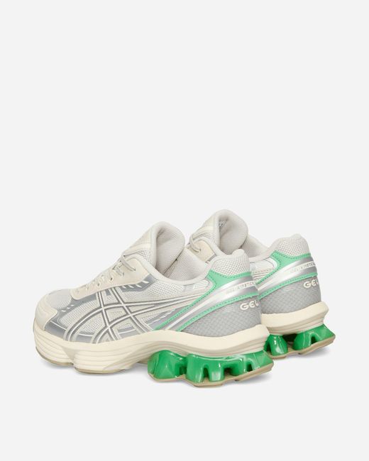 Asics White Gel-kinetic Fluent Sneakers Smoke Grey / Pure Silver for men