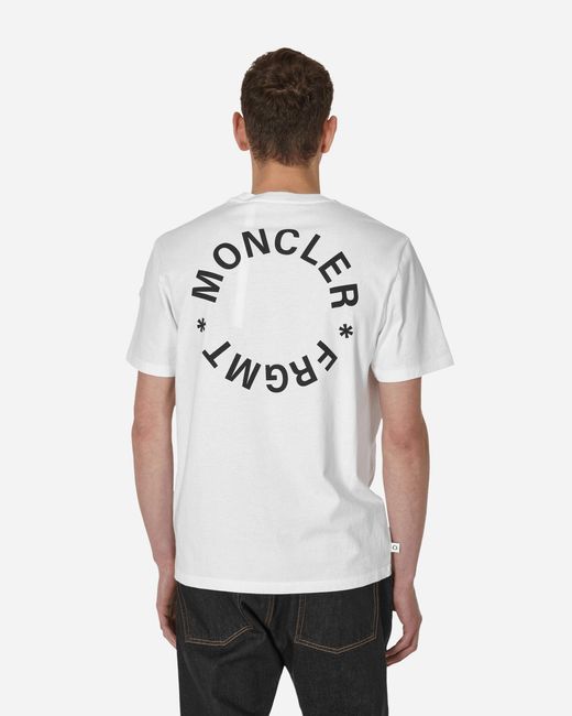 Moncler Genius White Frgmt Logo T-shirt for men