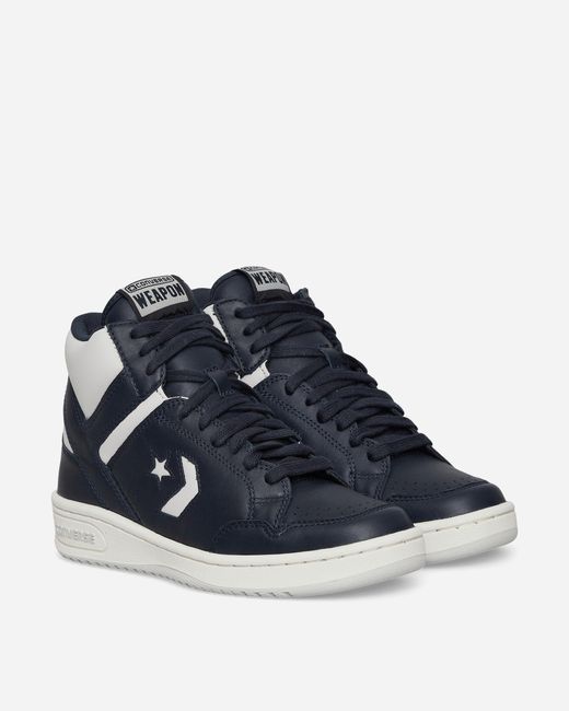 Converse Blue Weapon Mid Sneakers Obsidian for men