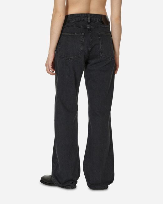 Our Legacy Black Boot Cut Jeans Washed
